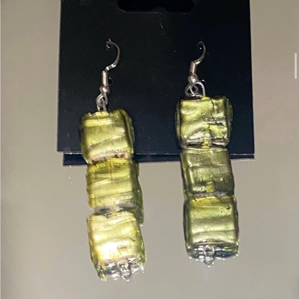 Ceramic bead earrings